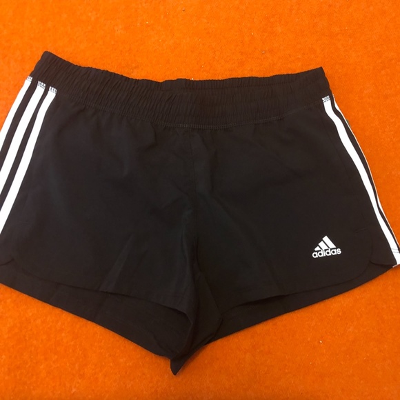 Adidas retro black and white three-stripe shorts NWT - Picture 2 of 5